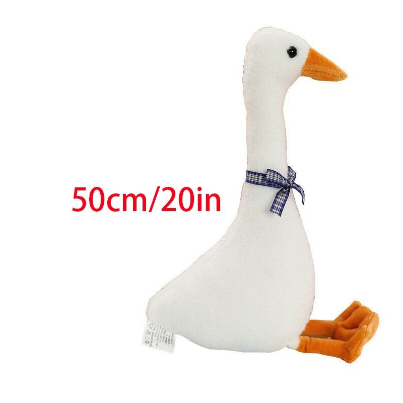 White Goose Pillow Plush Toy Adorable Sleeping Pillow Soft And Cuddly Stuffed Doll For Kids