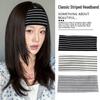 Korean Stripe Sweat-Absorbing Yoga Headband for Men & Women