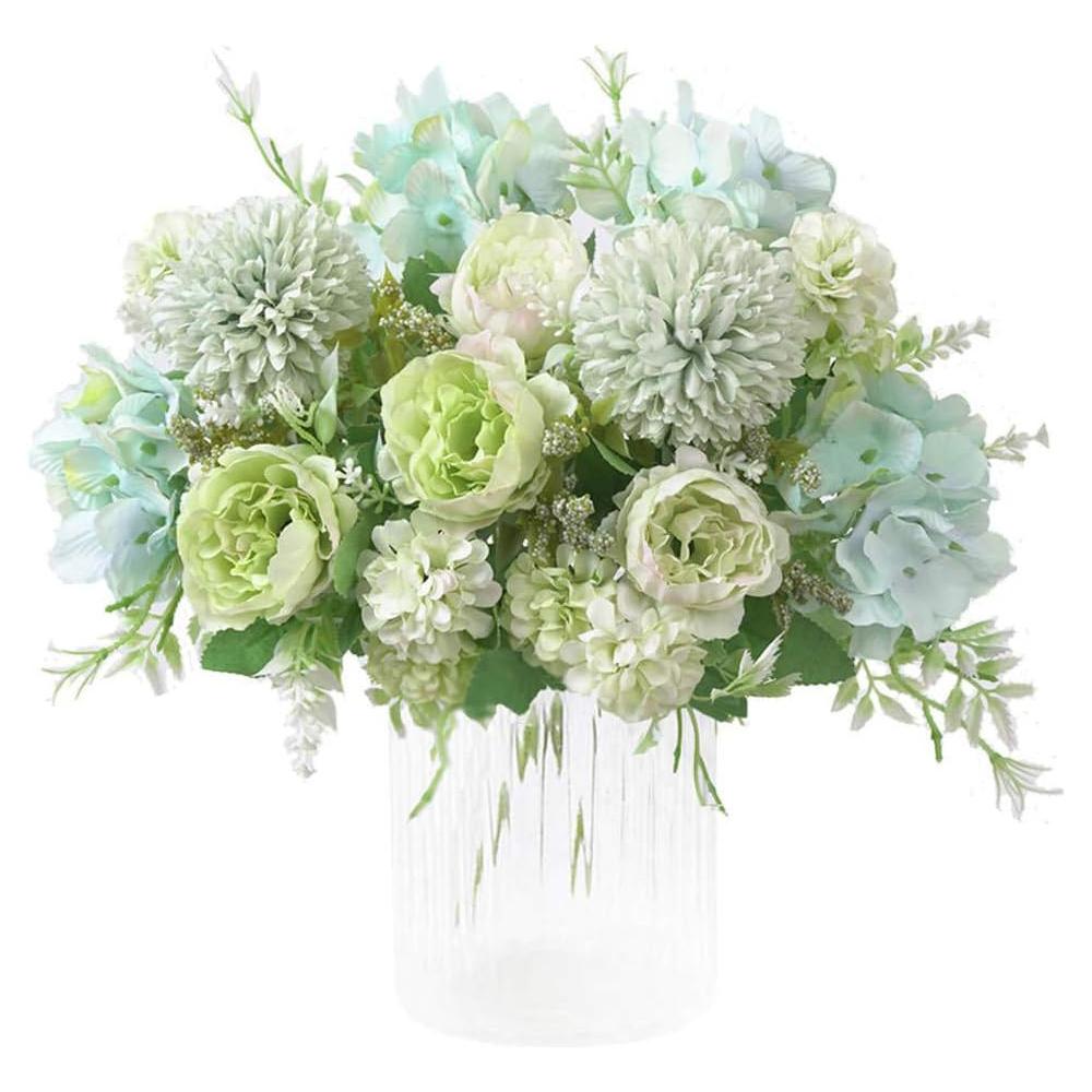 1PC Artificial Flowers Cheap Silk Hydrangea Christmas Decorations for Home Garden Party Wedding Bridal Accessories Fake Peony