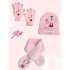 Witch Hunt Girl Winter Warm Knitted Hat Scarf Glove 3-Piece Set Anime Cartoon Children Cute