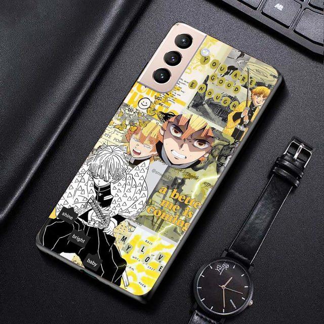 Shell For Samsung Galaxy S21 S20 S10 S9 S8 Plus Ultra 5g S10lite S10e S7edge S20 S21 Fe Cover Case Demon Slayer Kimetsu Anime
