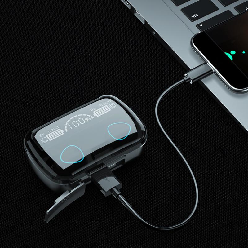 TWS Bluetooth Headset Vezeték nélküli Kétoldali Fülbe helyezhető Fülhallgató típusú Sport Headset