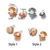 10Pcs/bag Imitation Pearl Ocean Small Shell Charms For Cute Necklace Bracelet Ear Pendants DIY Jewelry Making Accessories
