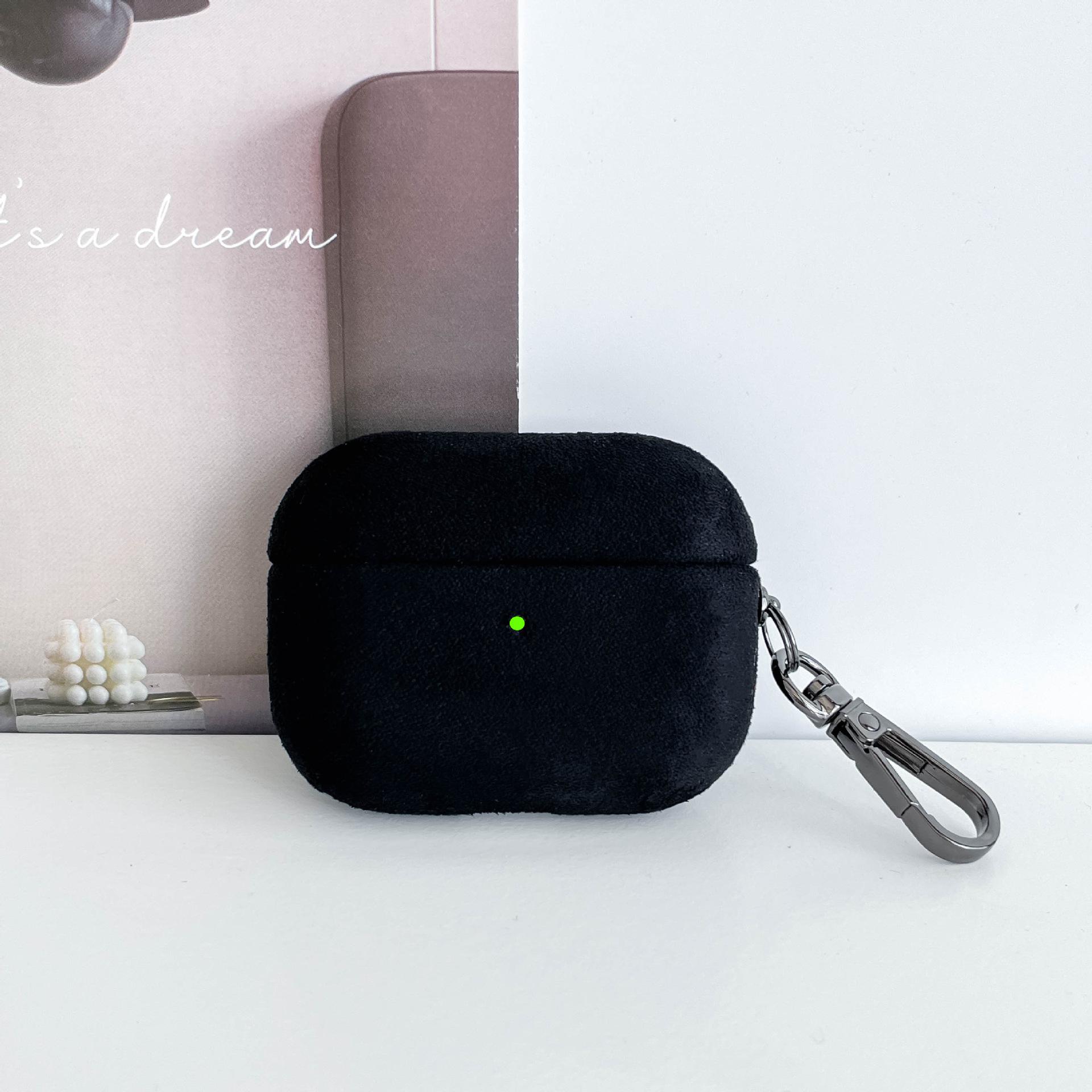 

Flip Business Headset Cover for AirPods 2 Generation 3rd Generation Pro Fleece Lanyard Bluetooth Headset Cover AirPods 1/2nd generation чёрный