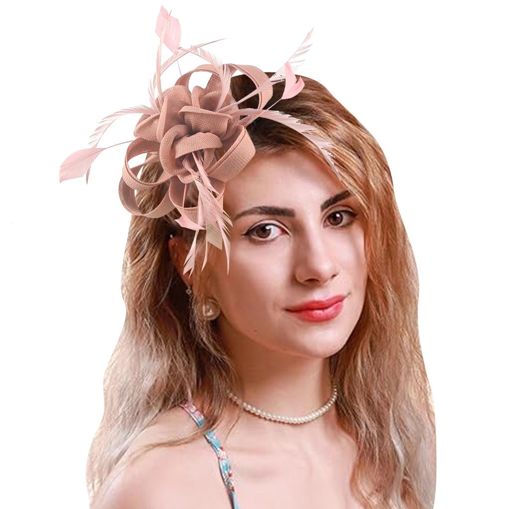 Hair Clip Flowers For Women Fascinators For Women High Tea Party Hats Cocktail Wedding Headware Bridal Headpiece