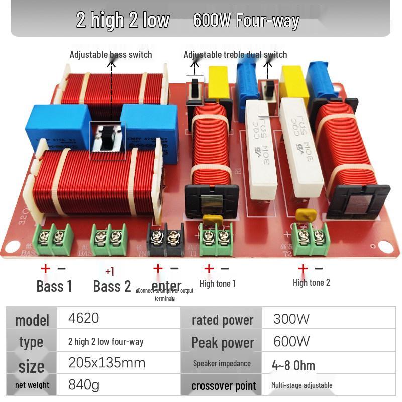 DIY High-Power, No-Weld Speaker Crossover: 2-Way to 5-Way HIFI