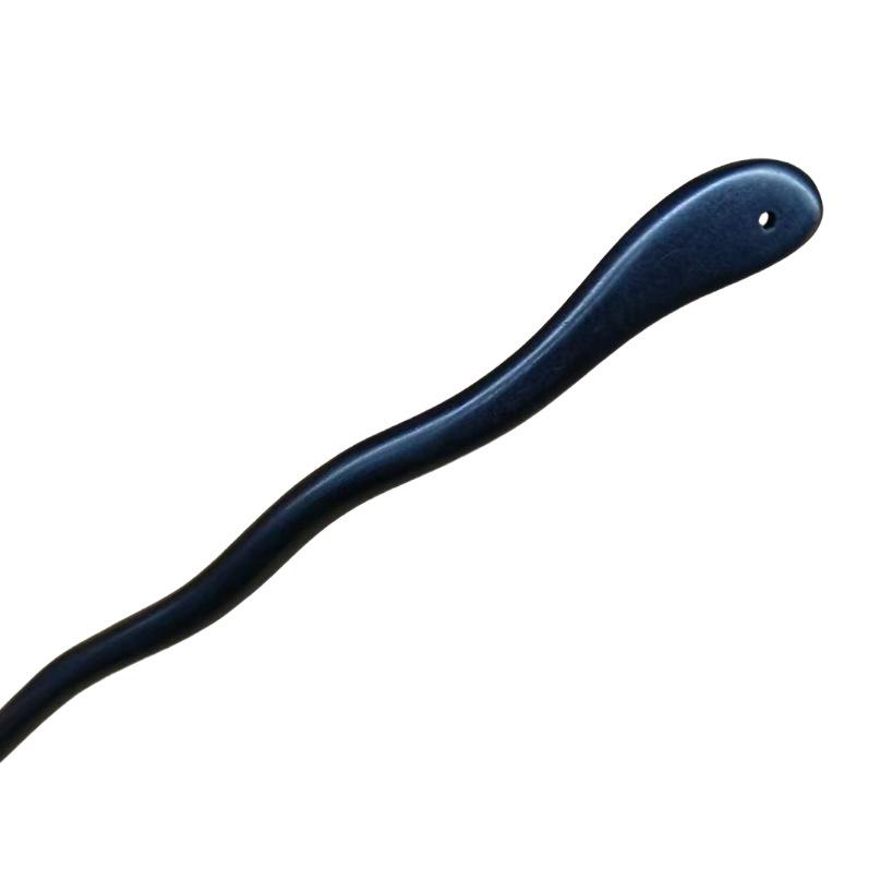 Black Sandalwood Openwork Hairpin – Wooden Chinese-Style Hair Accessory