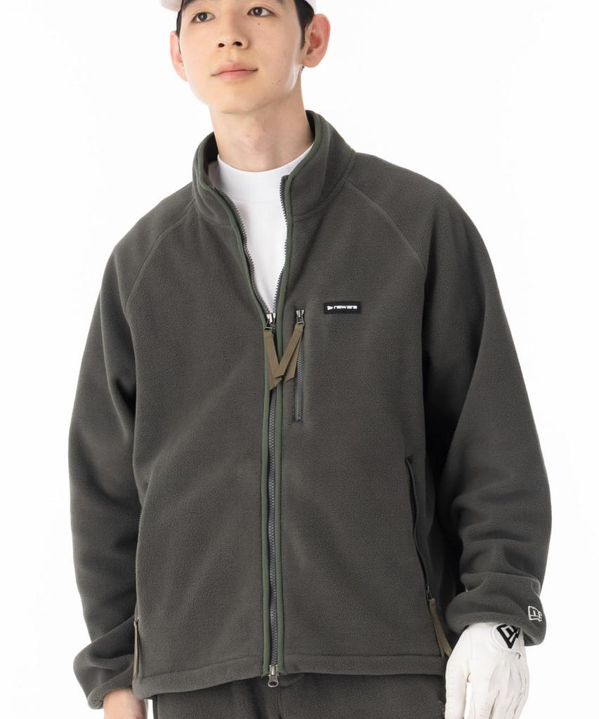 New Era Golf Fleece FullZip Jacket Olive 15129496 NER37G5037 XL