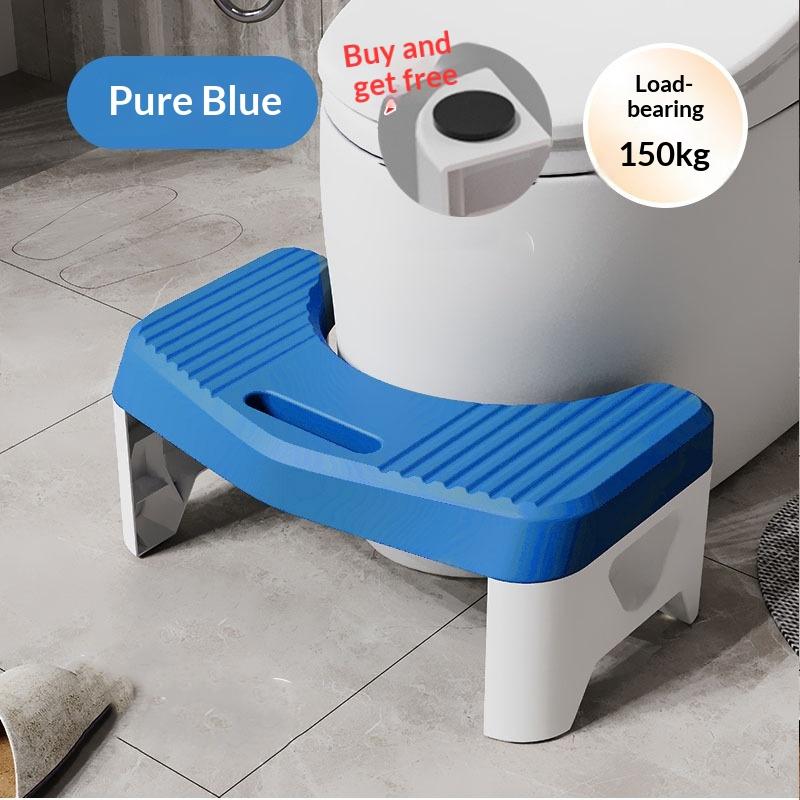 1Pc Toilet Stool For Bathroom, Comfort Toilet Stool For Adult Kids Pregnant Women, Squatting Aid Footstool, Anti Slip Thickening