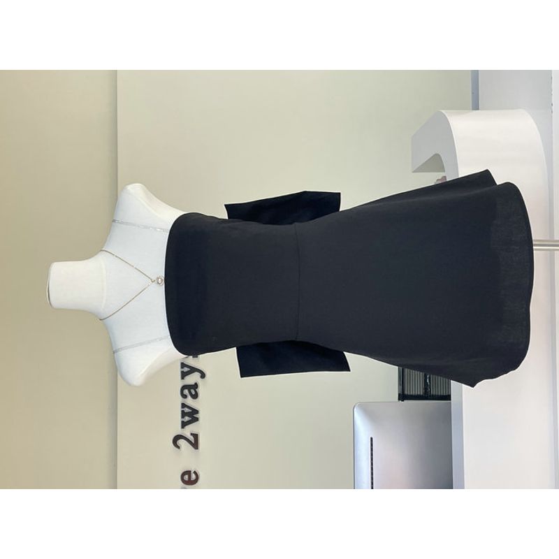 

Foreign Trade Original Garment Altar a State Sweet Gyaru Street Big Bow Tube Top Waist Hugging Dress Slimming Midi Dress 1 Color M