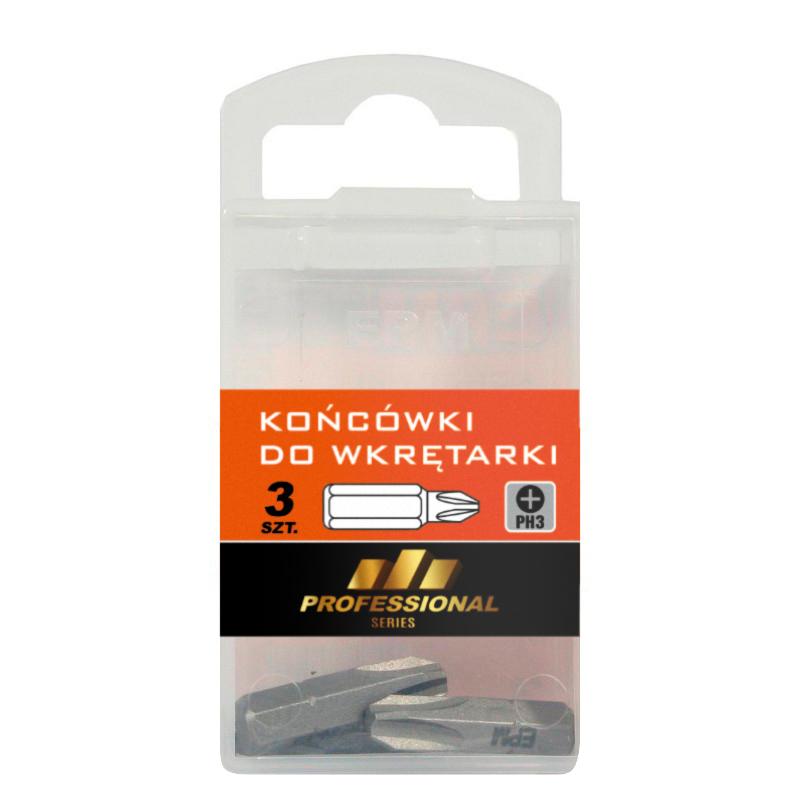 SCREWDRIVER BIT 25MM 3PCS PH3 - E-400-0373