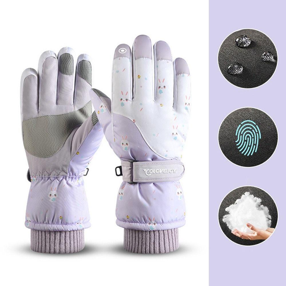 

Winter Warm Cycling Skiing Gloves Touch-Screen Winter Warm Gloves New Ski Gloves Snowboard Style 7
