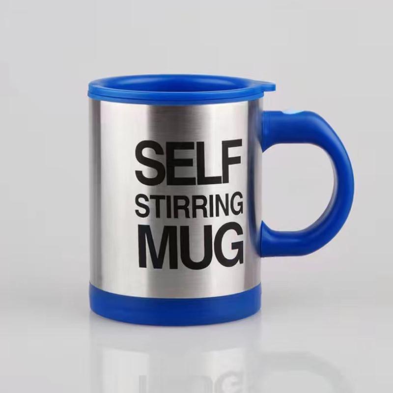 Mug 400Ml Electric Mixing Cup Lazy Automatic Self Stirring Coffee Milk Drink Mug Blender Stainless Steel With Lid Gift Box