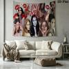 Lana Del Rey Poster Wandteppich Ästhetisches Wandbehang Gedruckter Stoffdecke Dekorative Wandteppiche für Schlafzimmer Wohnzimmer Heimdekoration