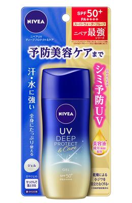 NIVEA UV Deep Protect & Care Gel 80g SPF50+ PA++++ (UV ochrana pro preventivní krásu (zabraňuje slunečním skvrnám a pihám))