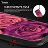 Husa cu flori roz trandafir pentru Samsung Galaxy S21 Ultra A51 A71 A52 A72 5g S20 Fe A50 A70 A41 A31 A30 A21s Tpu Husa telefon neagra Capa