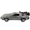 JADA 1/32 DMC-12 DeLorean DMC I II III Back To The Future Time Machine Mr.Fusion Diecast Toy Vehicle Car Model