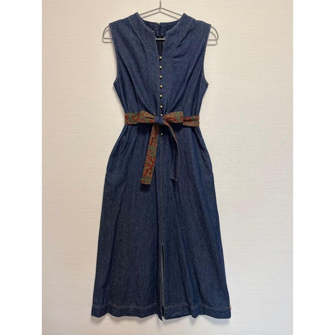 Lily brown denim dress