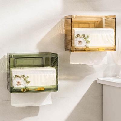 Transparent Toilet Tissue Holder Plastic Napkin Holder Multipurpose Paper Towel Box  Washroom