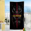 Galatasaray Beach Towel Super Soft Microfiber Quickdry Fabric Comfortable Lightweight Perfect for Traveling Yoga Camping and Swimming