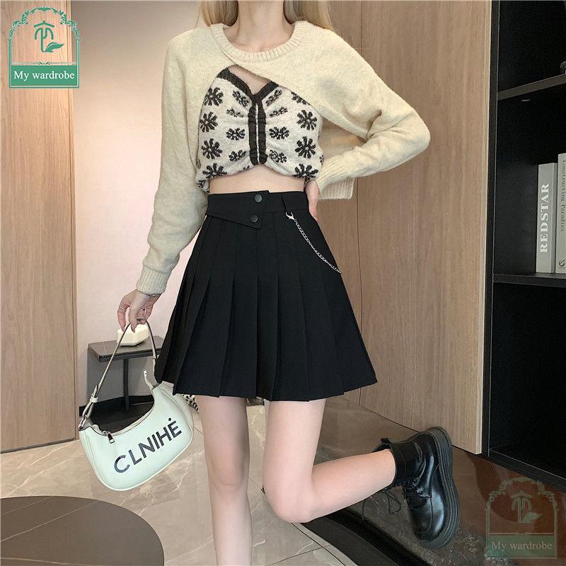 My Wardrobe Женская трендовая плиссированная юбка Корейская версия Короткая юбка — фото 10