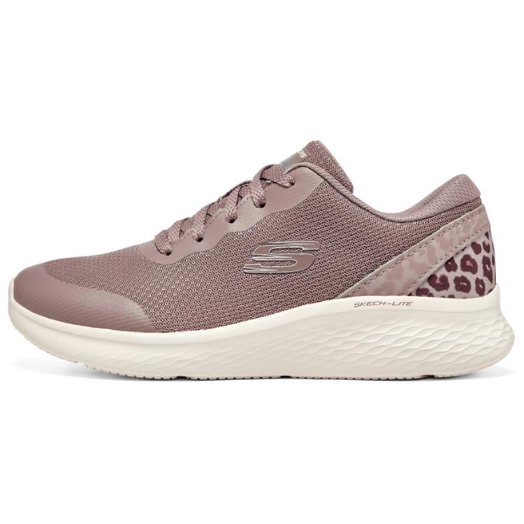Skechers Удобные Универсальные Тканевые Амортизирующие Прочные Низкие Повседневные Беговые Кроссовки Женские Розовые 149992-MVE 35