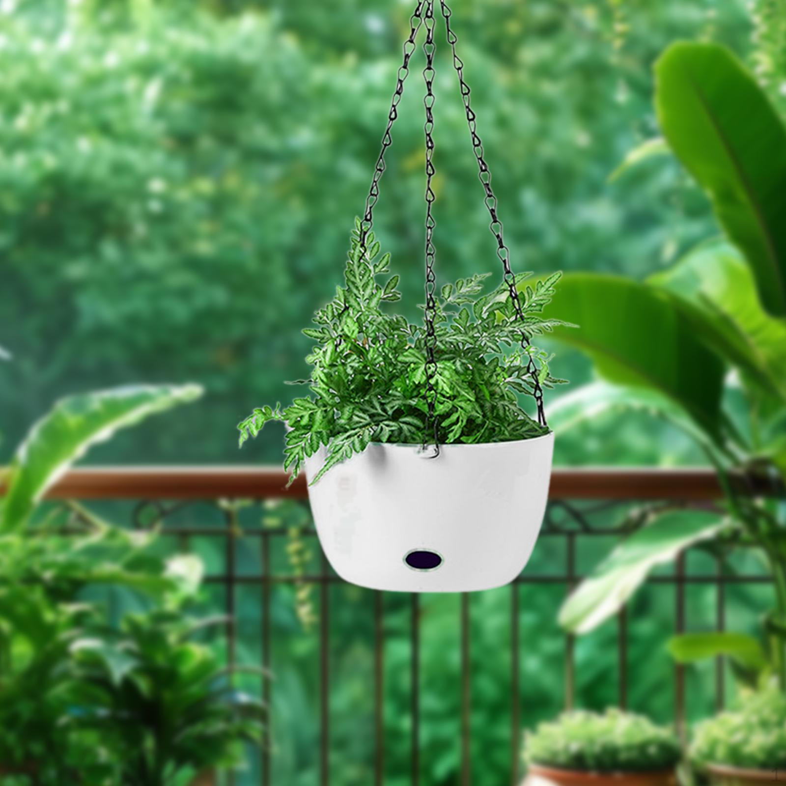 

Подвесная корзина для растений с функцией самополива для использования в помещении и на улице S