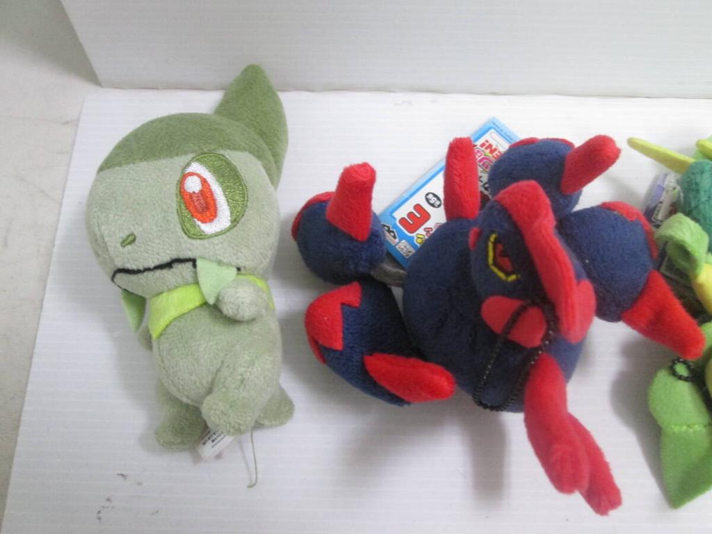 Pokémon Axew Plush mascots 5 items bundled These are old items and are sold Gigalith, Leavanny, Emolga, Sigarde, Serpini, - - together. as-is