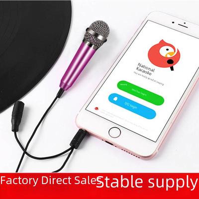 Mini-casque microphone de karaoké pour chanter sur mobile