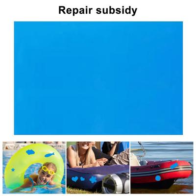 Patch de réparation de revêtement de piscine 125 x 85 cm Patch auto-adhésif Patch de réparation de fuite à découper pour piscines gonflables creusées hors sol Matelas pneumatique pour bateau