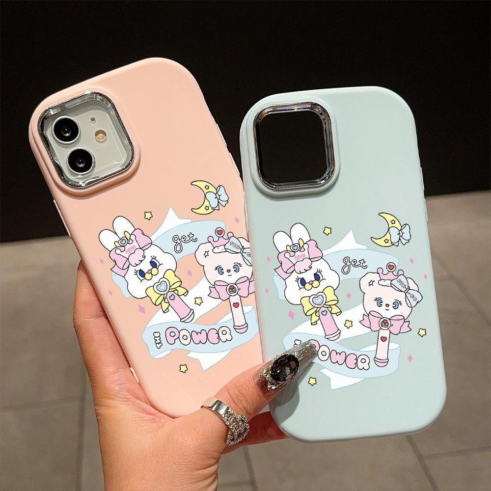 For Vivo V23 V25 V27 V29 V30 Y27S Y28 Y33S Y36 Infinix Hot30I Hot40 Tecno Spark20 Cartoon Black Cat Silver Edge Soft Liquid Silicone Protective Casing
