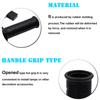 Black 7/8" Motos Motorcycle  Electric Heated Handle Motorbike Heating Grips Set