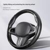 A Pair Car Steering Wheel Cover For Lexus RX330 IS250 Ct200h ES300h GS300 Carbon Fiber Pattern ABS Non-slip Steering Wheel Cover
