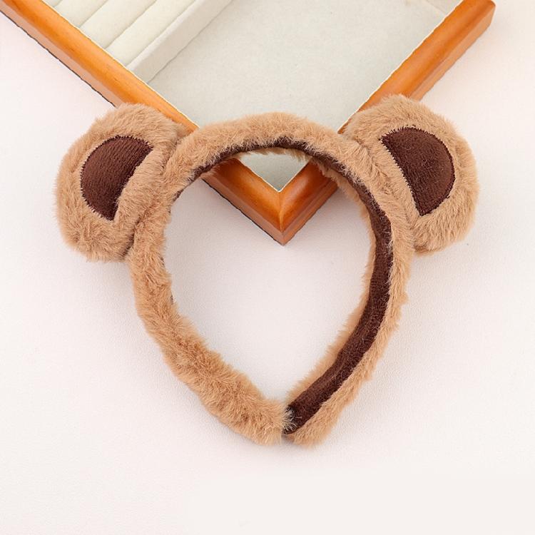 Bear Headbands Hairband Hair Hoop for Women and Girls Plush Hair Accessories