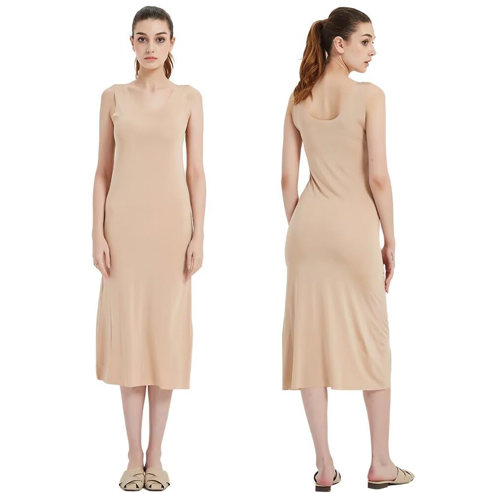 

Длинный подъюбник Майка охлаждающий пот не макси длины M [Eukkis] комбинация, непрозрачный - платье, нижнее белье, женский, нижнее белье, лето, впитывающий пот,