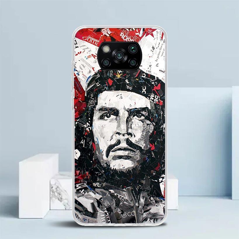 Che Guevara Cigarett Phone Case For Xiaomi Poco F7 Ultra X5 X6 X7 Pro M7 Redmi 15C 15 13C 13 12C 12 10C 10 10A 9 9C 9A 9T Cover