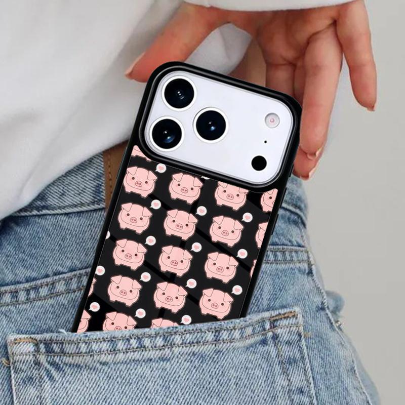 cute pig Phone Case for iPhone 16e 15 14 13 12 17 Pro Max Plus Air 17pro Cover Coque