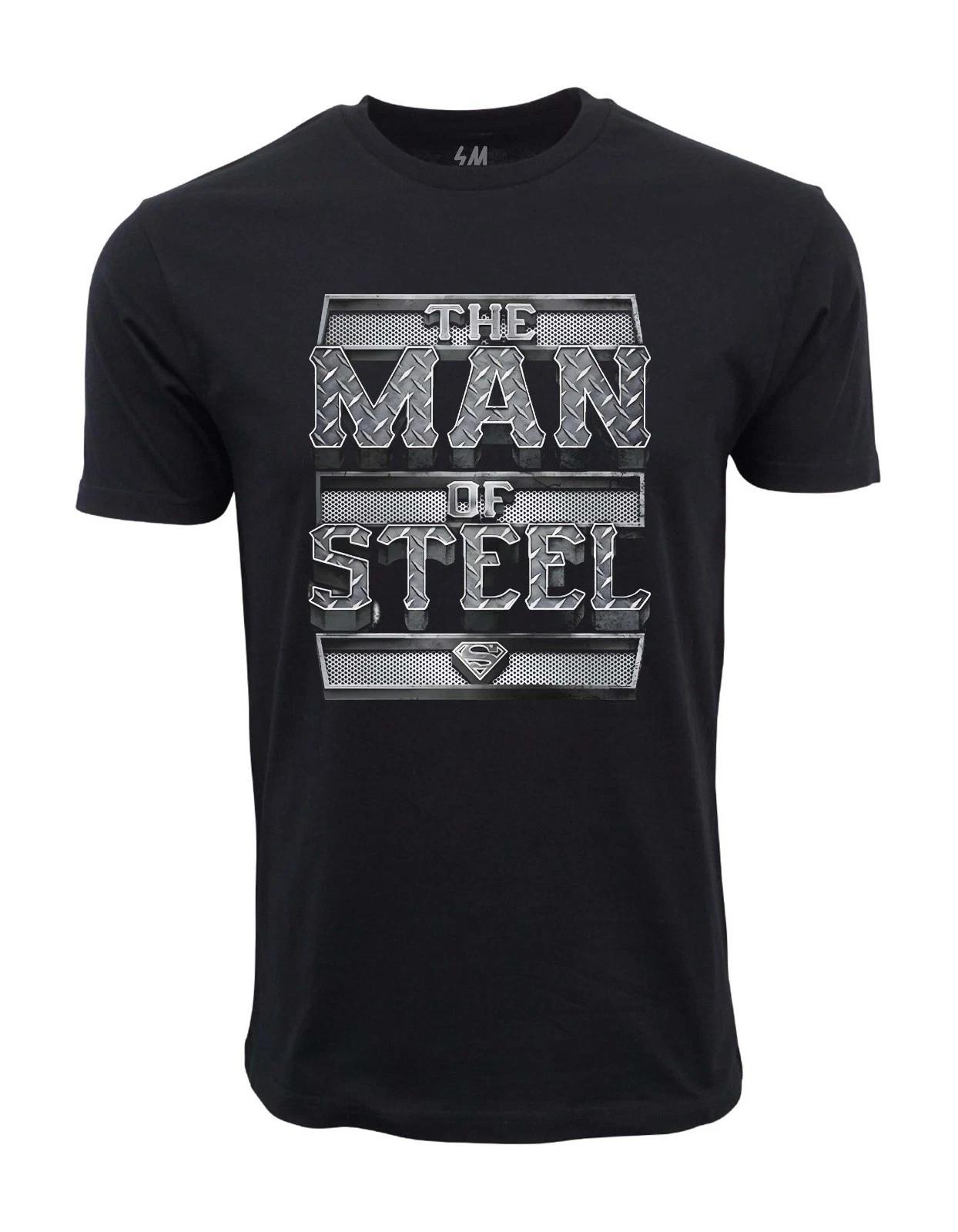 Unisex Adult Casual Graphic SUPERMAN MAN OF STEAL GRPAHIC T SHIRT T... M