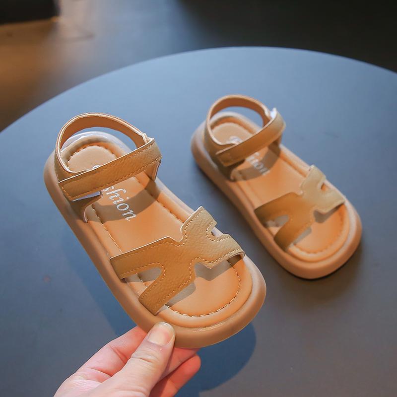 2024 Children's Summer Sandals Open-toe Boys Soft Bottom Beach Sandals Fashion Causal Kids Girls Flat Sandals Non-slip Versatile
