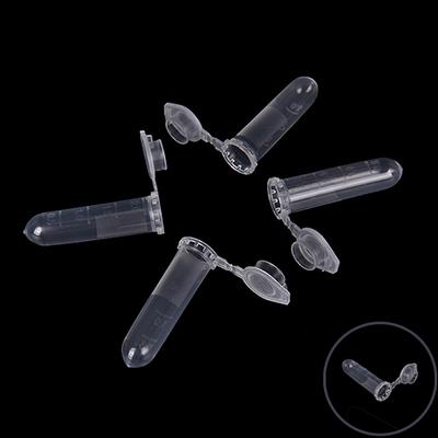 100Pcs 2Ml Micro Centrifuge Tube Vial Clear Plastic Vials Container Snap Cap