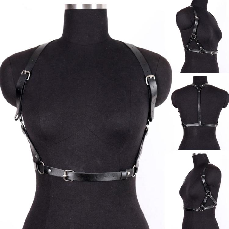 Gothic Corset Belt Body Harness Strap for Women Role Play Costume Accessories