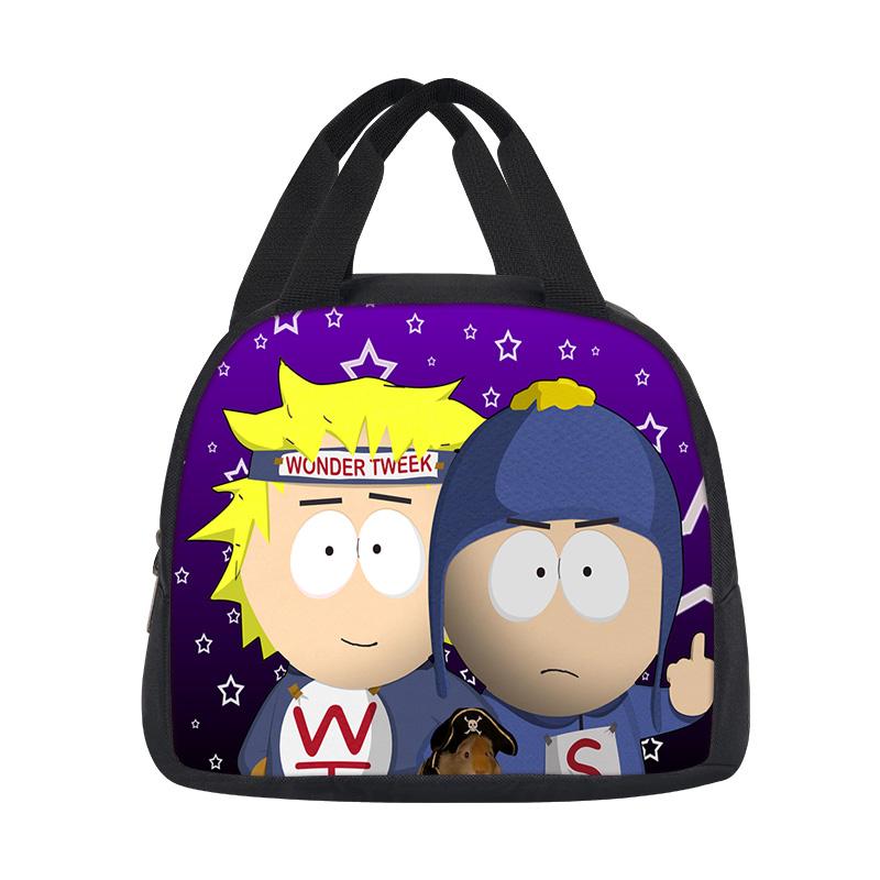 South Park Lunch Bag Versatile Cartoon Large Capacity New Item, Best Gift for Boys and Girls On School Birthdays