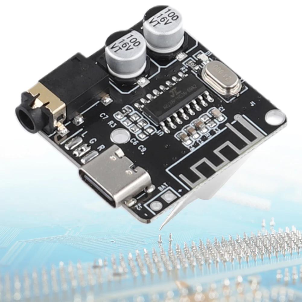 Audio Receiver Board Bluetooth-Compatible5.0 Type-C MP3 Lossless Decoder Board 3.7-5V MP3 Decoding Player Board for DIY