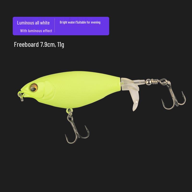 Nălucă Creion Plutitor cu Sistem Elică pentru Lansare Lungă Pescuit de Apă Dulce