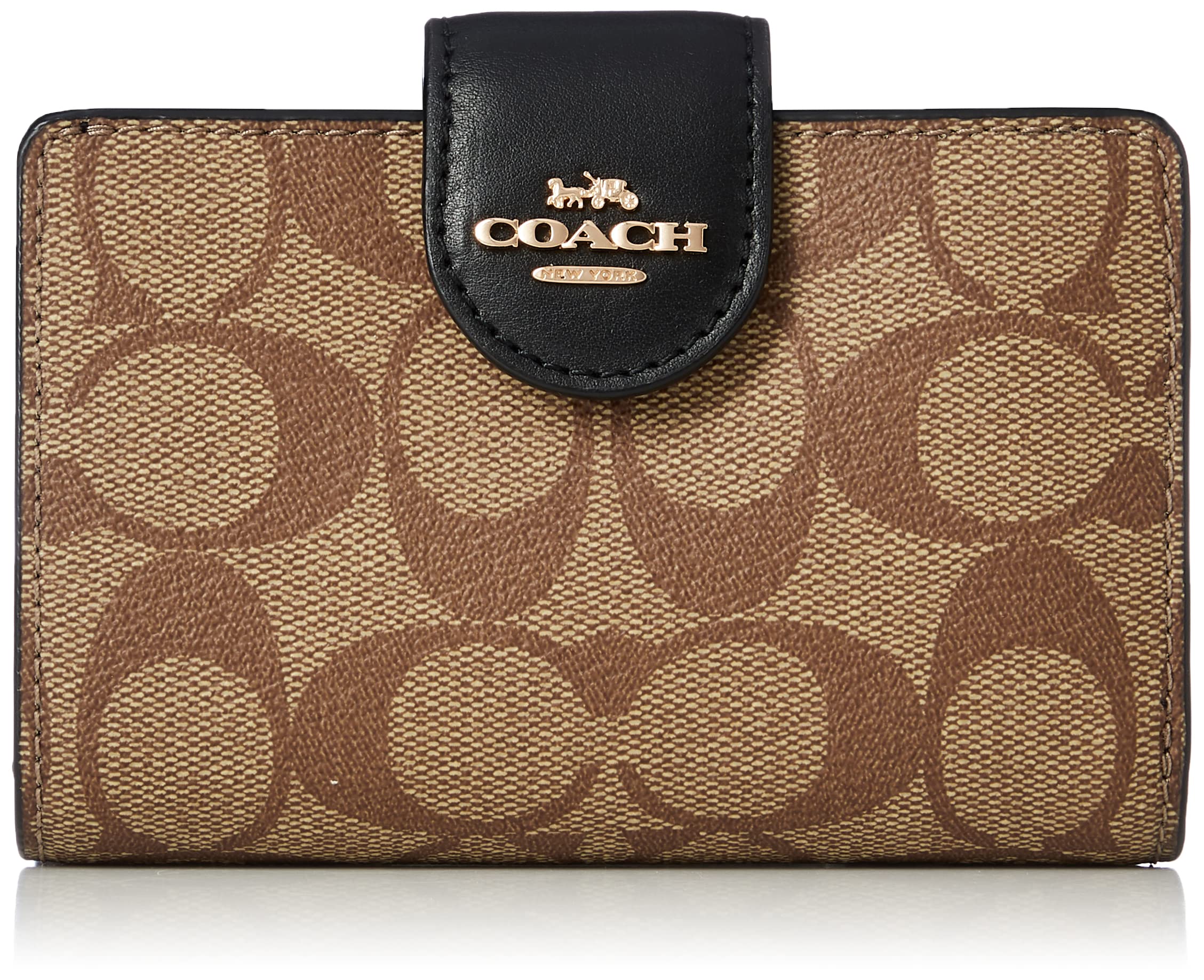 

Двоскладний гаманець C0082 Signature [Coach] Жіночий Im/Хакі/Чорний [Елемент]