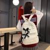Student Schoolbag Women's Corduroy Backpack Large Capacity Backpack