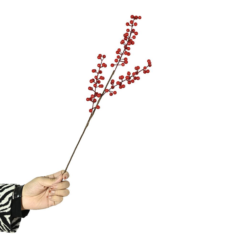 

Fa Cai Фрукты Красные Ягоды Падуб Красный Фрукт Искусственный Цветок Моделирование Рабочего Стола Гостиная Новогоднее Украшение Свадебная Комната Новоселье Украшение Приносящий Удачу