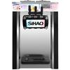 SIHAO 20L Commercial Ice Cream Machine, GMCC Dual Compressor with Touchscreen Cone Dispenser for High-Volume Shops