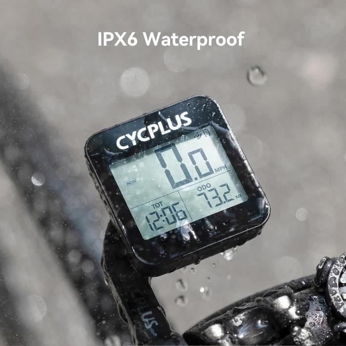 Compteur De Vélo GPS - CYCPLUS - G1 - Étanche IPX6 - Vitesse, Distance, Temps