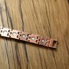 12mm Heavy Punk Red Copper Wheat Magnetic Chain Bracelet Men Women Hiphop Bike Energy Magnet Hologram Arthritis Bangle Jewelry